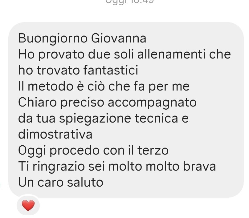 MWB nuova utente entusiasta